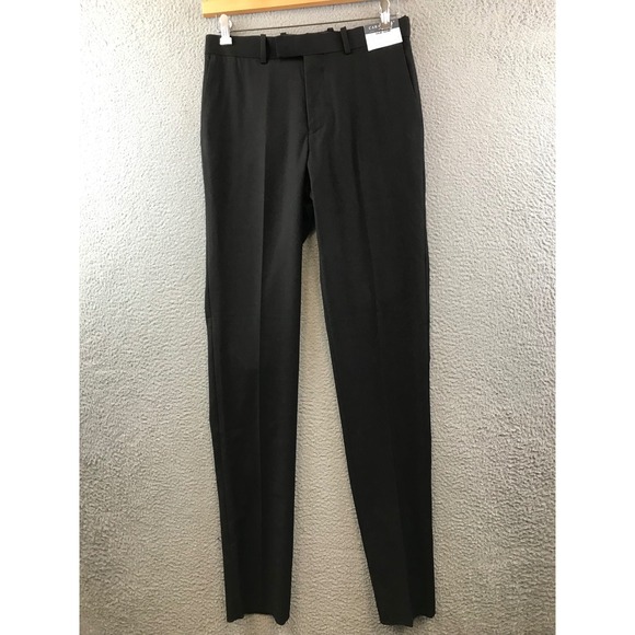 Caravelli Slim Fit Dress Pants Mens 36x30 black  Career Business Casual - Picture 1 of 7